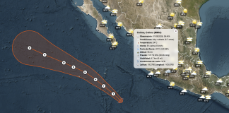 Para Colima prevén lluvias fuertes, temperaturas de hasta 40 °C y oleaje de 3 metros este martes