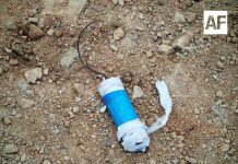 Localizan supuesto artefacto explosivo en zona de obras de puente en Tapeixtles