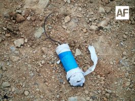 Localizan supuesto artefacto explosivo en zona de obras de puente en Tapeixtles
