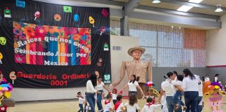 Niñas y niños celebran las tradiciones mexicanas en guardería del IMSS Colima