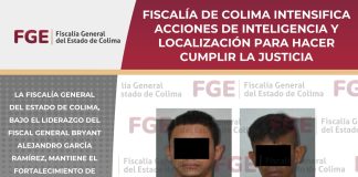 Fiscalía de Colima intensifica acciones de inteligencia y localización para hacer cumplir la justicia
