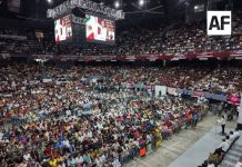Sheinbaum destaca justicia laboral, ambiental y programas sociales durante asamblea en Sonora