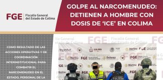 Golpe al narcomenudeo: detienen a hombre con dosis de ‘ice’ en Colima