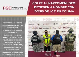 Golpe al narcomenudeo: detienen a hombre con dosis de ‘ice’ en Colima