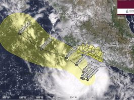 ‘Polo’ evoluciona a Huracán categoría 1; UEPC Colima da seguimiento permanente