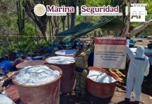 Marina inhabilita tres laboratorios clandestinos de drogas sintéticas en Sinaloa