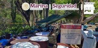 Marina inhabilita tres laboratorios clandestinos de drogas sintéticas en Sinaloa