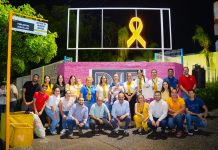 Con encendido de Lazo Dorado, inicia Tey Mes de Concientización del Cáncer Infantil