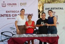 DIF Estatal Colima entrega 8 mil lentes gratuitos a personas vulnerables de los 10 municipios