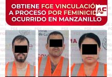 Obtiene FGE vinculación a proceso por feminicidio ocurrido en Manzanillo
