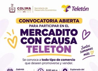Sedeco Colima invita a emprendimientos a participar en Mercadito con Causa Teletón 2026