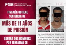 FGE obtiene sentencia de más de 11 años de prisión contra dos hombres por tentativa de homicidio calificado