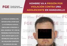 Hombre va a prisión por violación contra una adolescente en Manzanillo