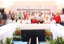 Red Colimense de Municipios por la Salud fortalece acciones para proteger a las familias de todo el estado