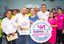 Entrega Tey Casa de Usos Múltiples en la colonia Juan José Ríos I