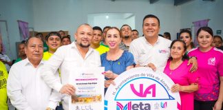 Entrega Tey Casa de Usos Múltiples en la colonia Juan José Ríos I