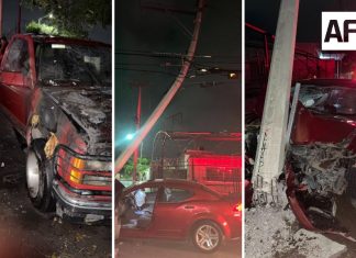 Protección Civil de Villa de Álvarez atiende accidente, incendio de vehículo y captura de reptiles durante la madrugada