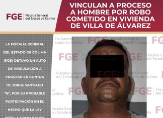 Vinculan a proceso a hombre por robo cometido en vivienda de Villa de Álvarez