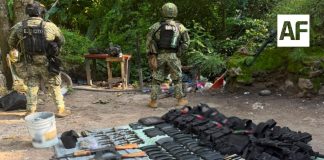 Aseguran armas y explosivos en campamento clandestino localizado en Zapopan