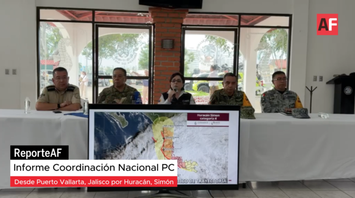 PC Nacional suspende movilidad no esencial en municipios de cuatro estados por huracán Simón