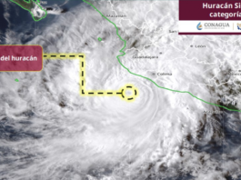 Huracán ‘Simón’ se acerca a costas de Colima; refuerzan acciones preventivas y evacúan a habitantes de La Becerrera