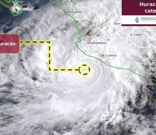 Huracán ‘Simón’ se acerca a costas de Colima; refuerzan acciones preventivas y evacúan a habitantes de La Becerrera