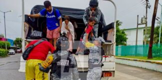 GN realiza acciones de prevención en Colima por paso de huracán Simón