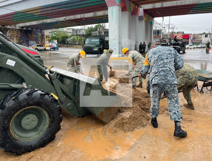 Despliegan a 2 mil 895 militares por huracán Simón en Colima, Jalisco y Nayarit