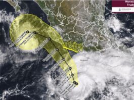 UEPCyB Colima mantiene vigilancia constante ante la evolución del huracán ‘Trudy’