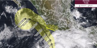 UEPCyB Colima mantiene vigilancia constante ante la evolución del huracán ‘Trudy’