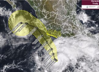 UEPCyB Colima mantiene vigilancia constante ante la evolución del huracán ‘Trudy’