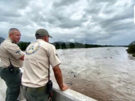 Río Marabasco alcanza el 100% de su capacidad; PC mantiene vigilancia en Cihuatlán