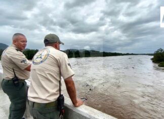 Río Marabasco alcanza el 100% de su capacidad; PC mantiene vigilancia en Cihuatlán