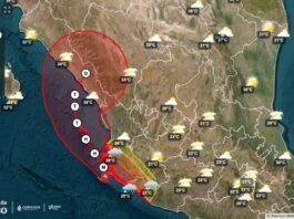 Huracán Simón se acerca a Jalisco con oleaje de hasta 10 metros