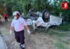 Vuelcan dos vehículos en la carretera Tecomán-Colima; rescatan a conductor