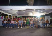 Anuncia Tey pavimentación del nodo vial en Glorieta de Diosa del Agua