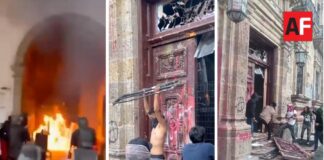 Lemus reporta destrozos y ataques tras manifestación por Agua Limpia en Jalisco