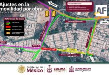 Seidum anticipa ajustes a la movilidad en la avenida Elías Zamora Verduzco de Manzanillo, por trabajos de construcción del PSV Barrio V