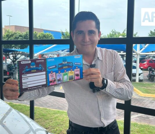 Invita Ciapacov a usuarios a regularizar adeudos y participar en sorteo de vehículo