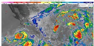 Colima espera lluvias fuertes y oleaje de hasta 3 metros este sábado por efectos de Rachel