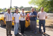 Taxistas de Tecomán se suman a la Colecta ‘Diamante de la Solidaridad’