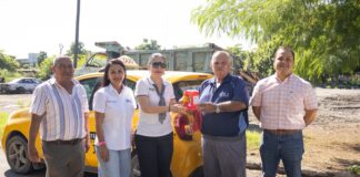 Taxistas de Tecomán se suman a la Colecta ‘Diamante de la Solidaridad’