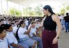 Indira Vizcaíno entregó ColiBecas Computadoras gratuitas a 273 estudiantes de secundarias públicas de Coquimatlán
