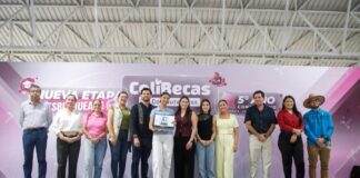 Indira Vizcaíno entregó más de 2,500 laptop gratuitas a estudiantes de licenciatura de Colima, Vila de Álvarez y Coquimatlán