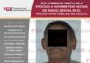 FGE consigue vincular a proceso a hombre por hechos de índole sexual en el transporte público de Colima