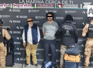 Detienen a cuatro personas y aseguran más de 47 kilos de droga en el AICM
