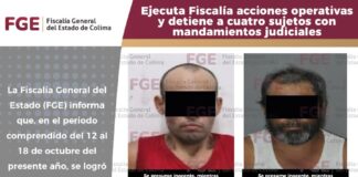 Ejecuta Fiscalía acciones operativas y detiene a cuatro sujetos con mandamientos judiciales