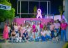 Enciende Tey Lazo Rosa en inicio del mes de la lucha contra el cáncer de mama