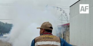 Secretaría de Salud refuerza fumigación contra dengue en terrenos de la Feria de Colima