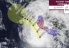 Huracán Trudy se intensifica a categoría 2 al sur de Colima; prevén lluvias intensas y oleaje de hasta 7 metros
